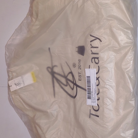 TOTENCARRY Boho Tribal Print STANDARD DUFFLE in Blue Trim (Unisex) - Picture 14 of 16